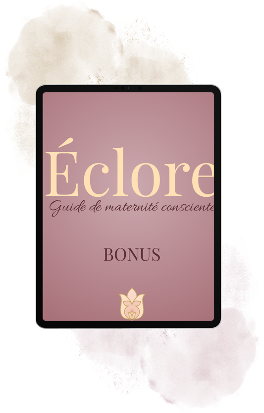 Éclore – Bonus gratuit : Modèles de projet de naissance (Ebook PDF)